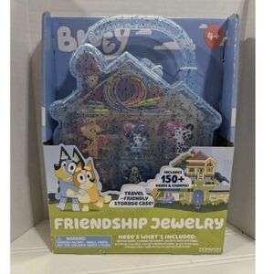 Bluey Friendship Jewelry Case Toy New With Box Bingo Beads Bracelets Necklace